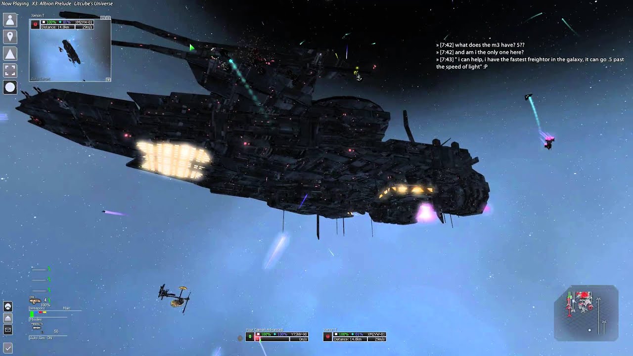 X3 albion prelude карта вселенной