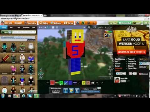 Minecraft hoe maak je je eigen skin (DUTCH)