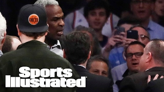 NY Knicks vs. LA Clippers: Charles Oakley Is Not A Person To Mess With | SI NOW | Sports Illustrated