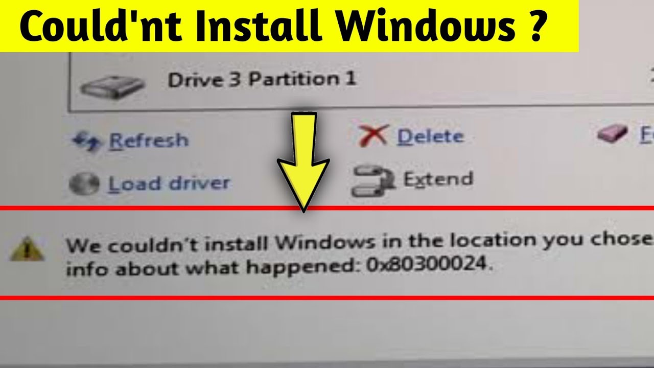 we couldn t install windows 10 we couldn t install windows 10