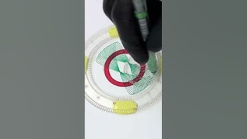 An Endless Dance of Spirals and Colors #art #asmr #spirograph #shorts #2025 #usa