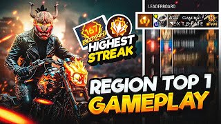 New Season Cs Rank push In Region Top 1 Lobby With Highest Streak Ever 🤯 | Garena - Free Fire