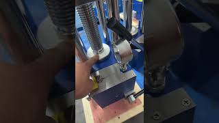 Manual tablet press machine, troubleshooting oil leaks.