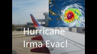 Southwest Airlines Full Flight MCO-ROC: HURRICANE IRMA EVACUATION!