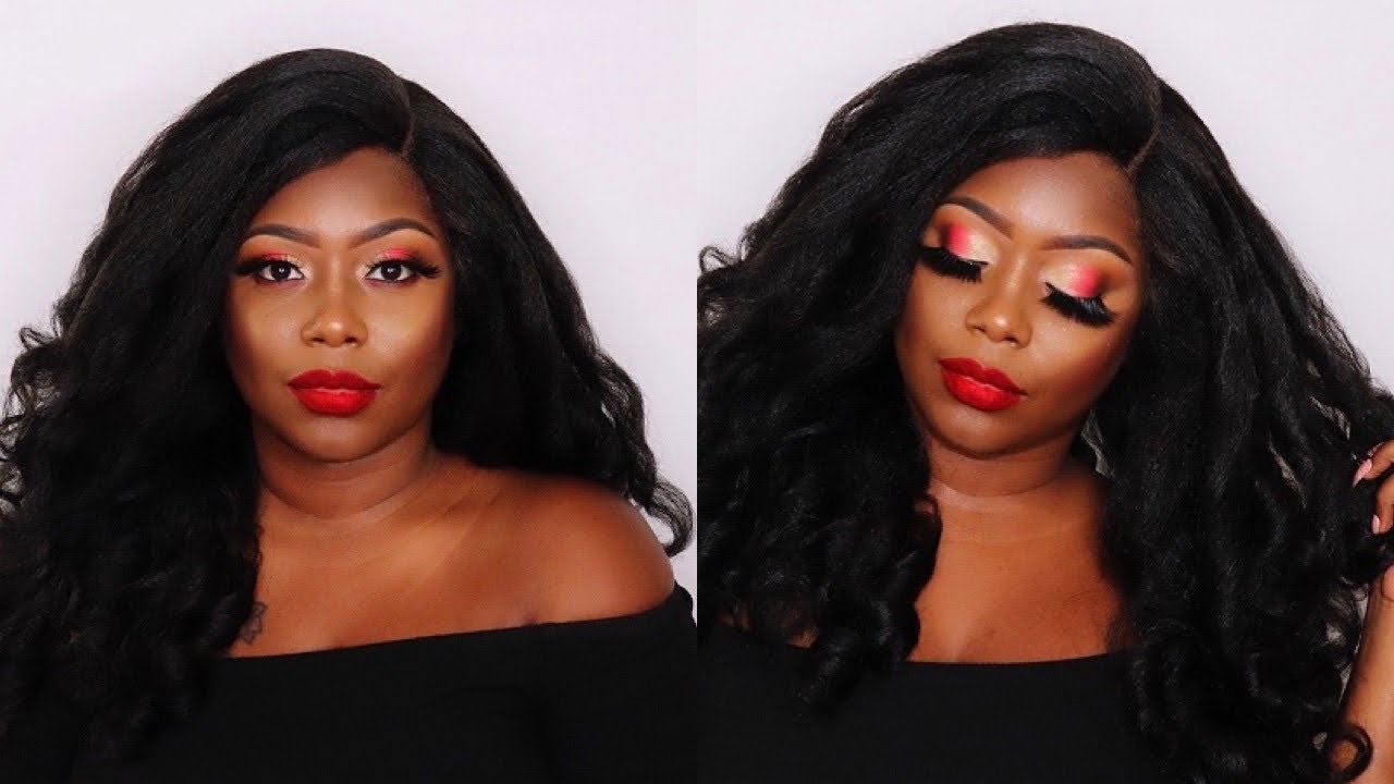 Sensationnel Curls Kinks Co Synthetic Hair Empress Lace Front Wig HEART BREAKER YouTube