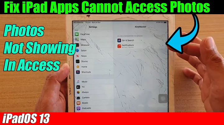 Fix iPad Apps Cannot Access Photos And Doesn't Show Up in Settings } Privacy } Photos - DayDayNews