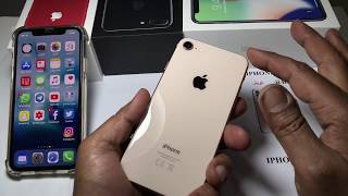 فتح علبة ايفون 8 iPhone المظلوم