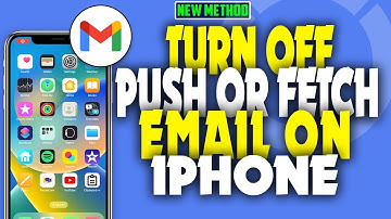 how to turn off push or fetch email on iPhone 2023 | F HOQUE |
