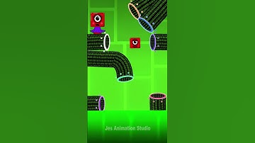 Rainbow pipes Geometry Dash Sprunki OC One Numberblock Phase 2 #sprunki #numberblocks #incredibox