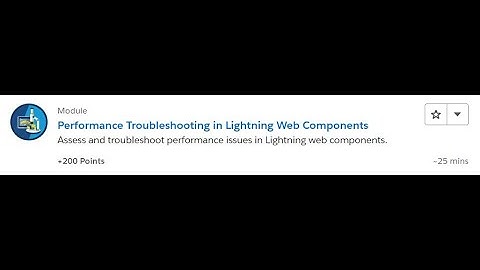 Performance Troubleshooting in Lightning Web Components [Salesforce Trailhead Answers]