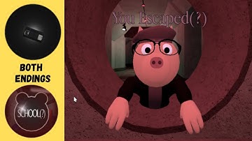 HOW TO ESCAPE ROBLOX PIGGY THE RESULT OF ISOLATION CHAPTER 5! COMMERCIAL BADGE - BOTH ENDINGS SHOWN