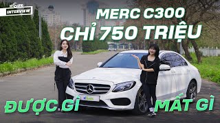 Với 750 triệu, @emly.review  đã mua được Merc C300: vẻ đẹp long lanh cần đánh đổi những gì?