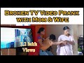 Broken TV Prank with Mom and Wife