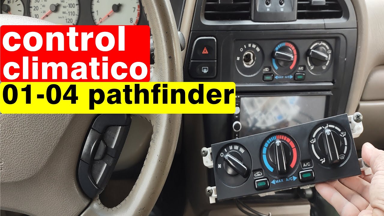 como reemplazar control climatico climate comtrol 2001 2002 nissan ...