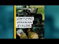 Ukrainian pilots filmed in daring low-flying manouevres