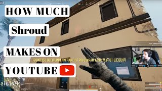 How much Shroud makes on Youtube