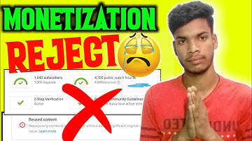 monetization Rejected 😭| कहा था ना नहीं होगा Channel Monetize