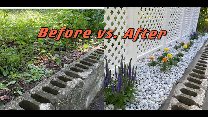 DIY Back Yard Improvement - Lattice Fence & Landscaping