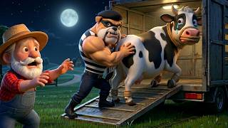 Oh No! Where Is the Cow? 🐄 | Hide and Seek at Old MacDonald Farm | Sheriff Catches the Thief