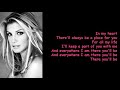 There You'll Be by Faith Hill (Lyrics)