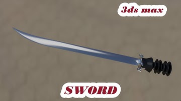 SWORD modeling in 3ds max / Texture / Render