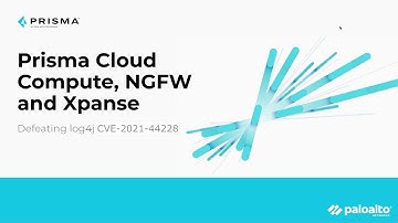 Real log4j log4shell attack demo. Palo Alto Networks Compute to the defense.