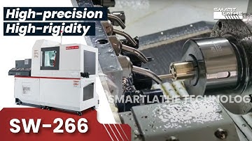 Perfromance of swiss type CNC machine with high-precision and high-rigidity.| SWISS TYPE CNC LATHE