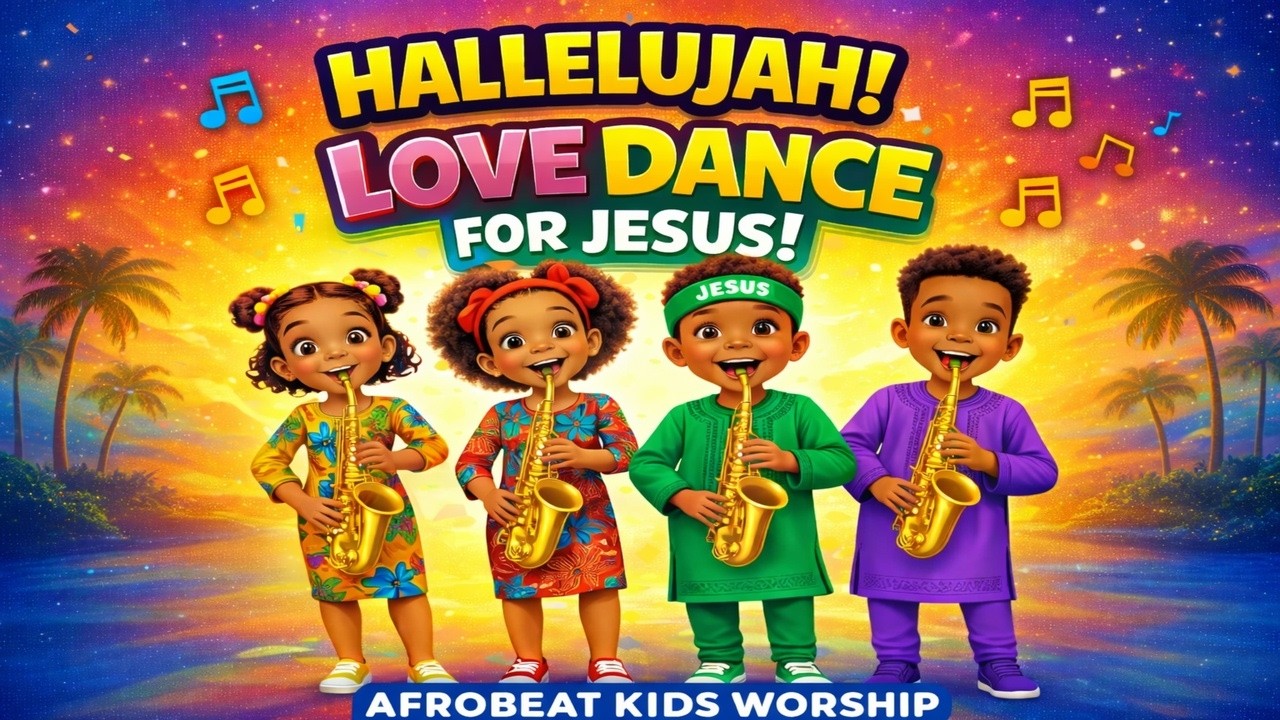 HALLELUJAH LOVE DANCE For JESUS! 💃🕺 | Afrobeat Kid Worship| Kids Praise Party for Jesus |