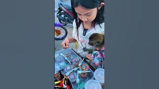 Mochi is arrogant when he's full 🫢 #shortvideo #short #monkey #monkeys #animal #animals #loveanimals