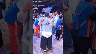 FATJOE BUMPS INTO NAS AT THE KNICKS GAME....🗽
