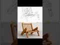✨ Handcrafted Wooden Lounge Chair Design ✨ #ramafurniture #shorts