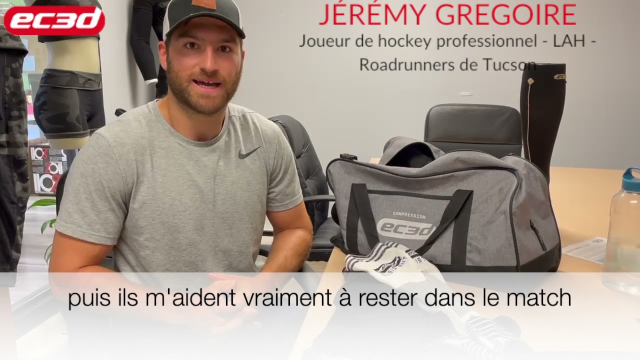 UNE ÉTOILE MONTANTE DE LA LIGUE AMÉRICAINE DE HOCKEY CHOISI EC3D - JÉRÉMY GRÉGOIRE