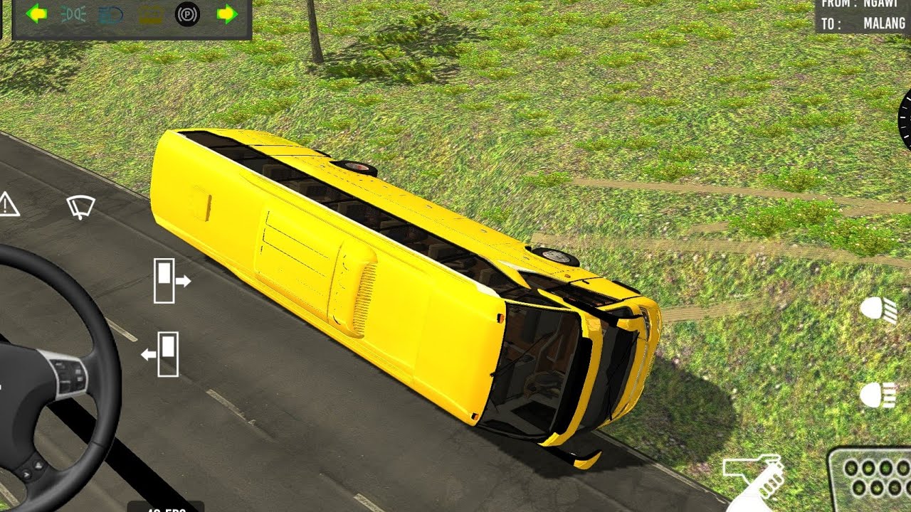 BUSSID SEASON 2 – Part 99 😱 | Dangerous Valley Edge Drive ⚠️ | couch bus simulator India 🇮🇳🌲