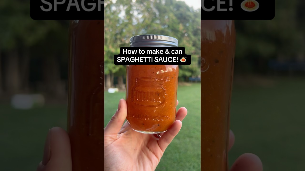 How to make & can the BEST roasted pasta sauce!🍝   