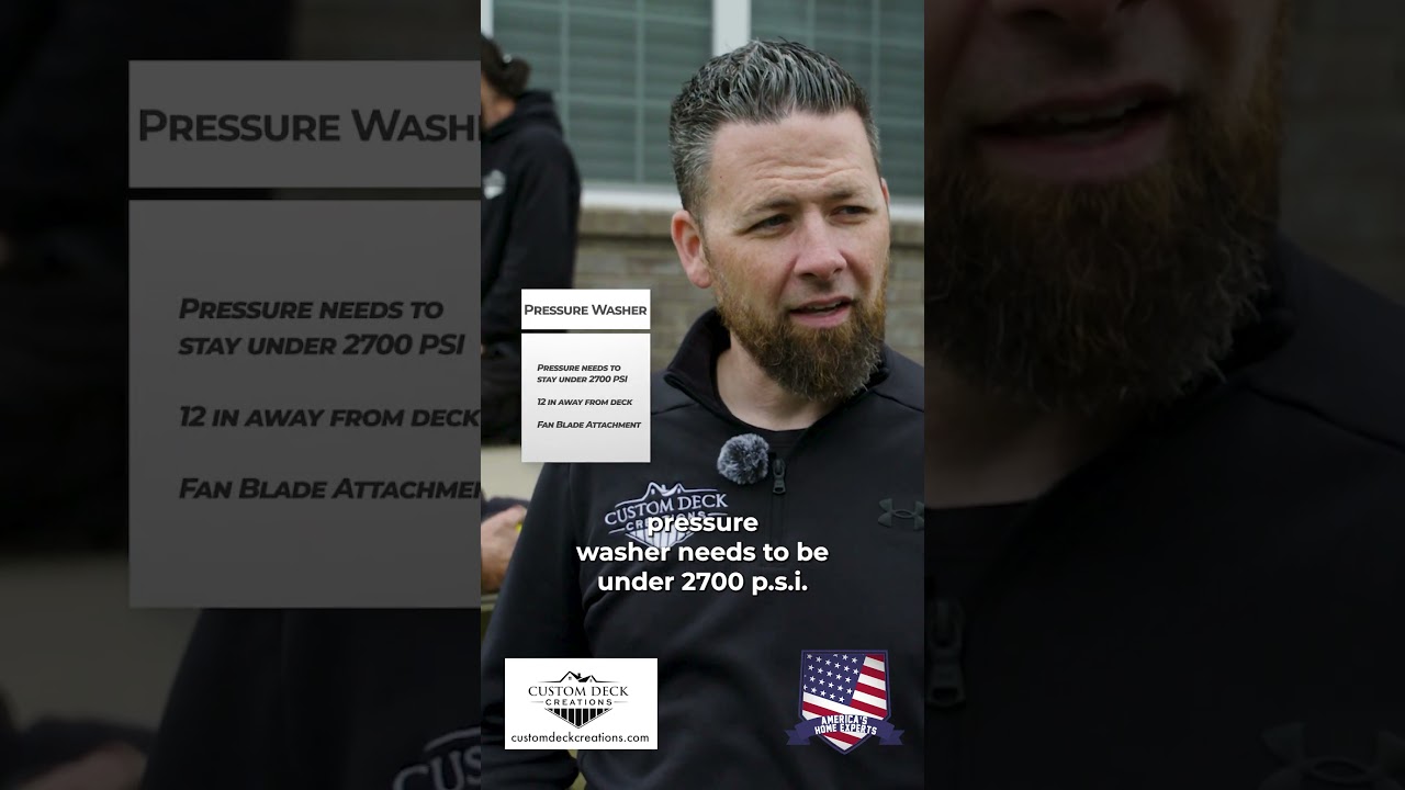 👉 Can You Pressure Wash Composite Decking? | Trex Deck Care