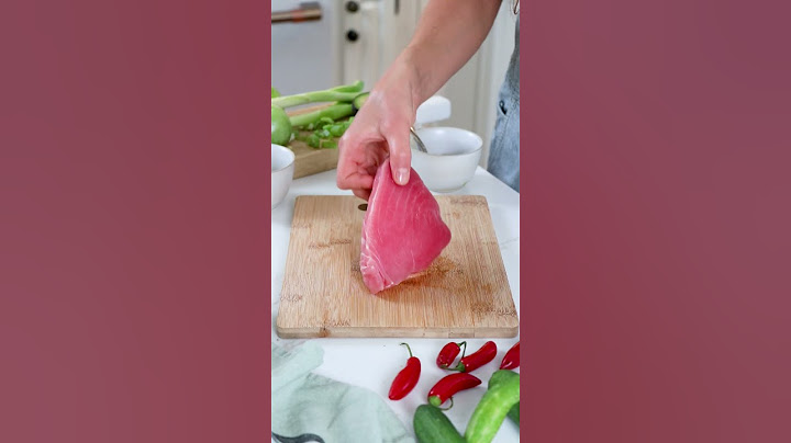 How to Perfectly Sear Ahi Tuna