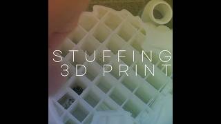 Stuffing 3D Print how to make 3D prints heavier #diy #3dprinting #3dprinttips