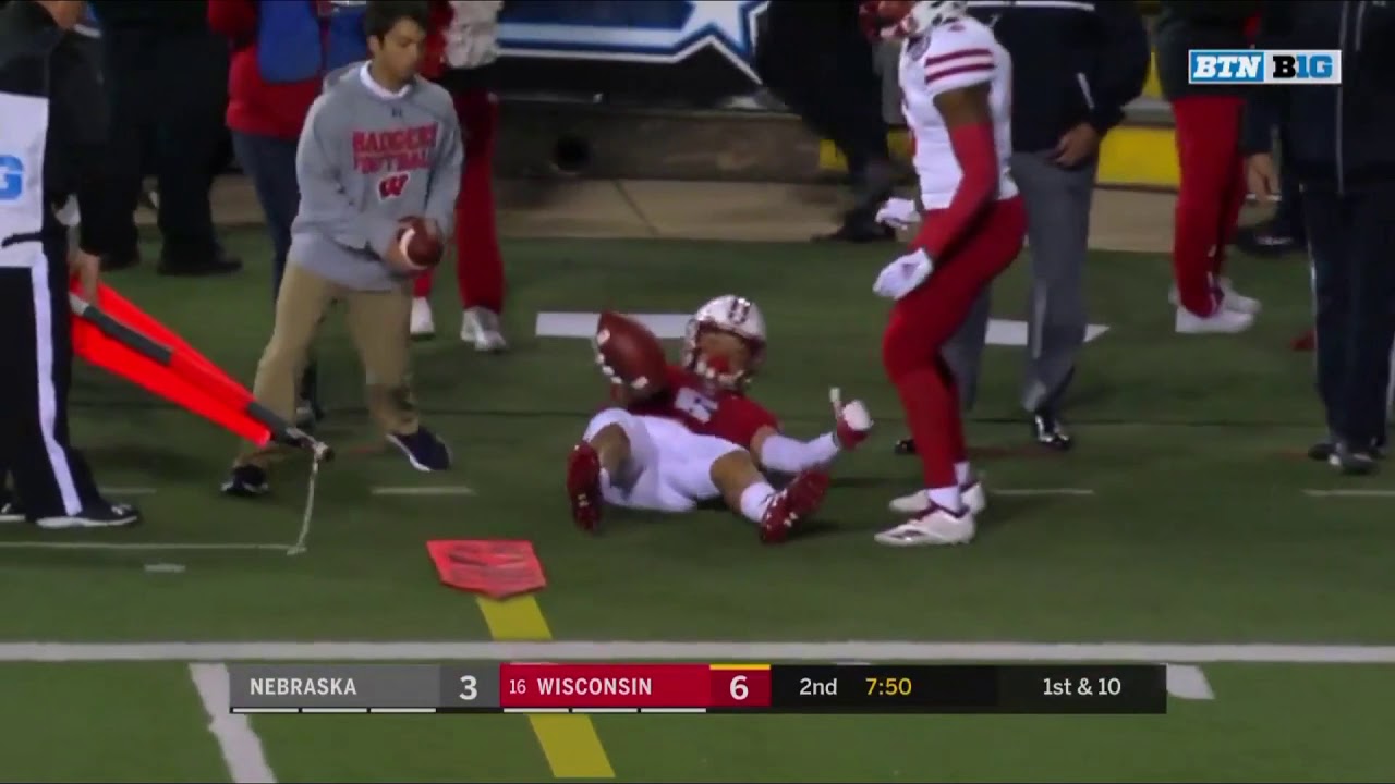 Lamar Jackson (Nebraska CB #21) vs. Wisconsin (2018)