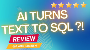 AI that works? Your Text into SQL  ?!