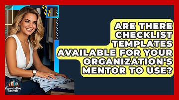 Are There Checklist Templates Available for Your Organization