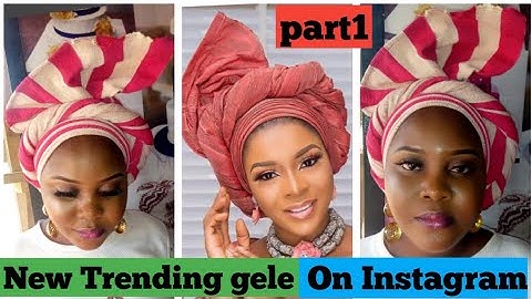 BEGINNERS/SIMPLEST TRENDING GELE TUTORIAL (PART 1)