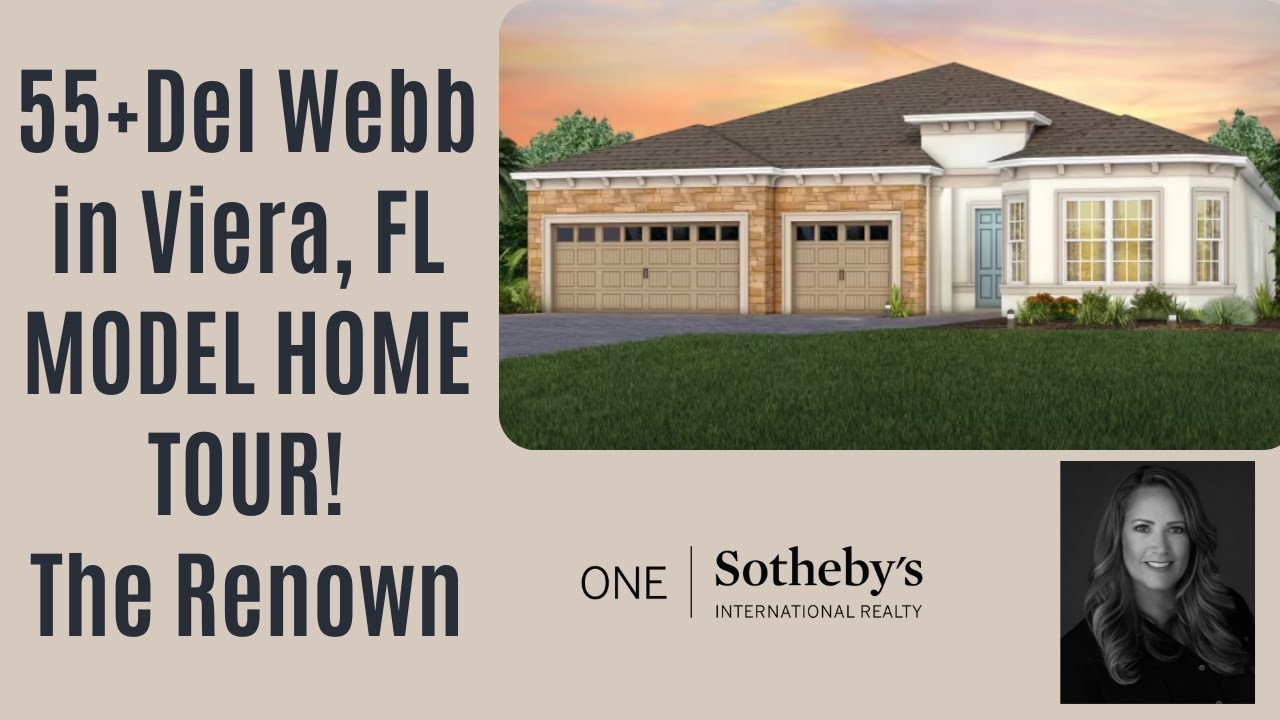 Del Webb at Viera Renown Model Home Tour! - YouTube