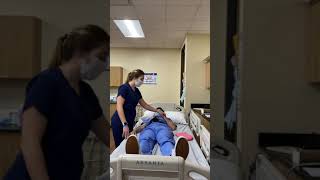 R CVA supine to sit rolling to affected side
