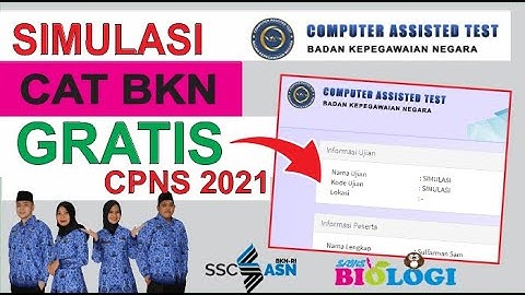 Mudah Daftar Simulasi CAT BKN Gratis CPNS 2021 | SKD Resmi BKN