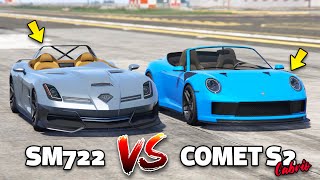 GTA 5 Online: SM722 VS COMET S2 CABRIO (WHICH IS FASTEST?)