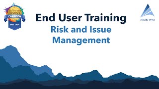 Risks and Issues Training