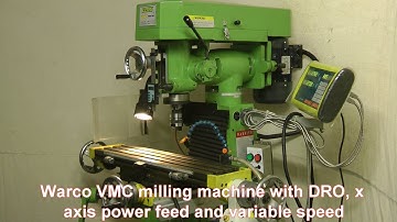 Warco VMC turret milling machine