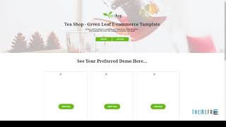 Green Leaf Tea Shop HTML Template        Kenny Dalton