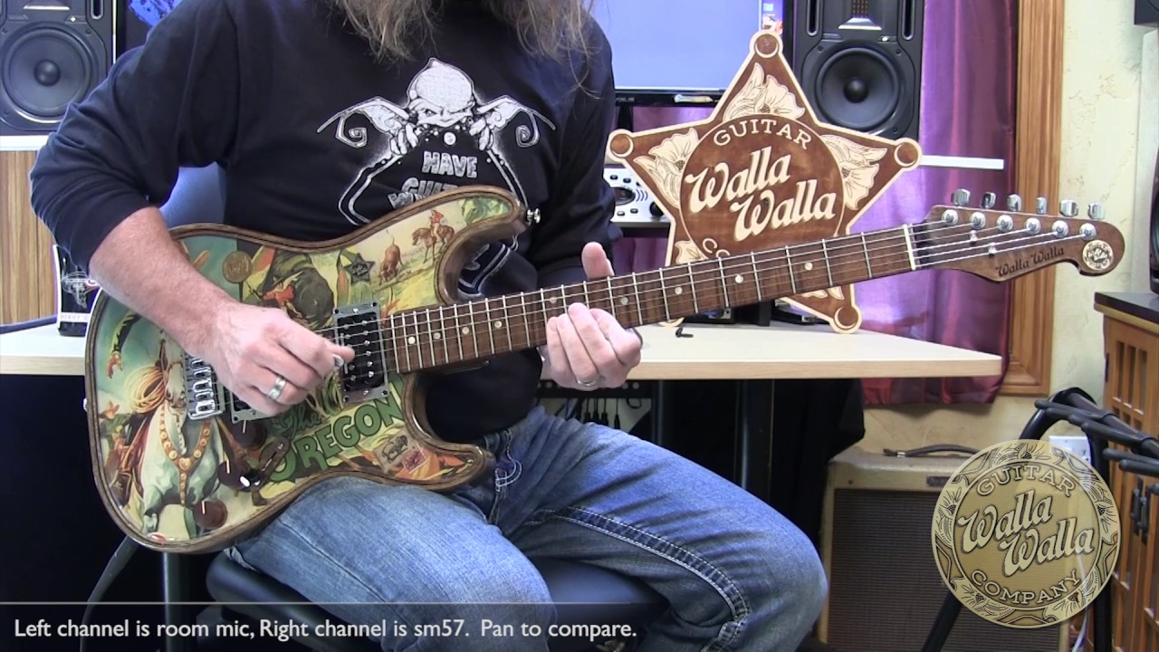 Seeker Pro Crystal Oregon Trail Guitar. Walla Walla Guitar Company