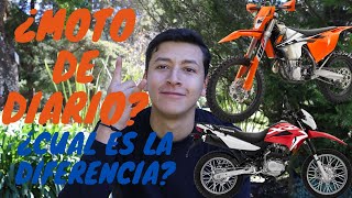 MOTO DE CALLE VS ENDURO / MOTOCROSS    SAMUEL NARCE